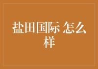 【盐田国际 怎么样？】